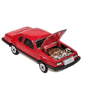 Vinatge 1/67 Majorette Red‎ Ford Thunderbird # 217